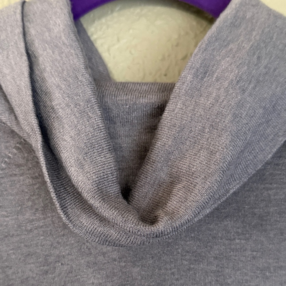 Cyrus Heather Gray Cowl Neck Sweater NWOT - Picture 2 of 7